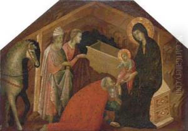 The Adoration Of The Magi Oil Painting by The Seminary Madonna Master