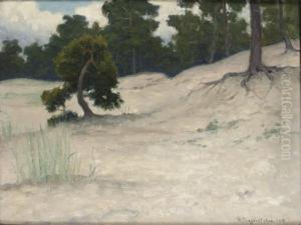 Motiv Fran Sandhamn Oil Painting by Robert Thegerstrom