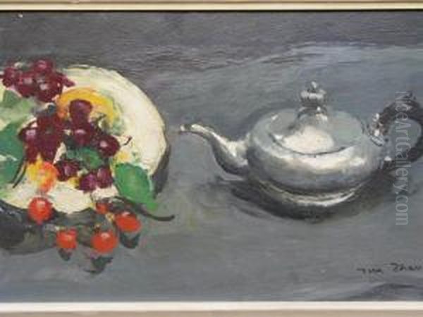 Nature Morte Oil Painting by Jean Baptiste Thevenet