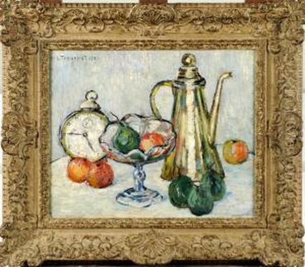 Nature Morte Oil Painting by Louis Thevenet