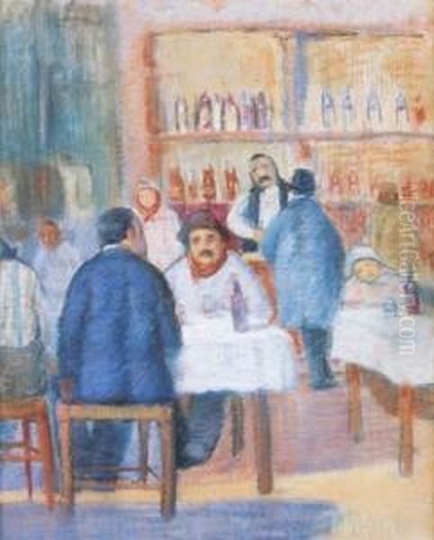 En La Taberna Oil Painting by Valentin Thibon de Libian