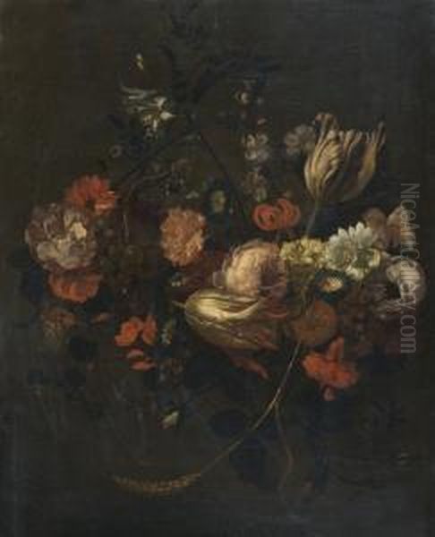 Jetee De Fleurs Oil Painting by Gaspar Thielens