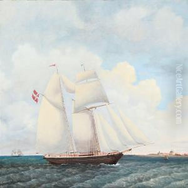 Adolphine Oil Painting by Jens Thielsen Locher