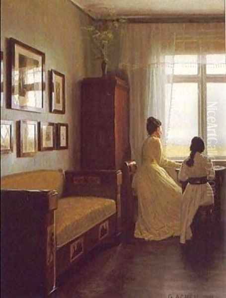 Interior Oil Painting by John Absolon