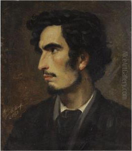 Portrait Of Gysis Oil Painting by Ludwig Thiersch