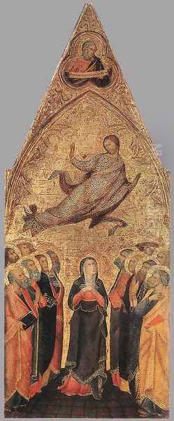 Ascension of Christ 1355 Oil Painting by di Vanni d'Andrea Andrea