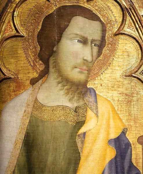 St James the Greater (detail) Oil Painting by di Vanni d'Andrea Andrea