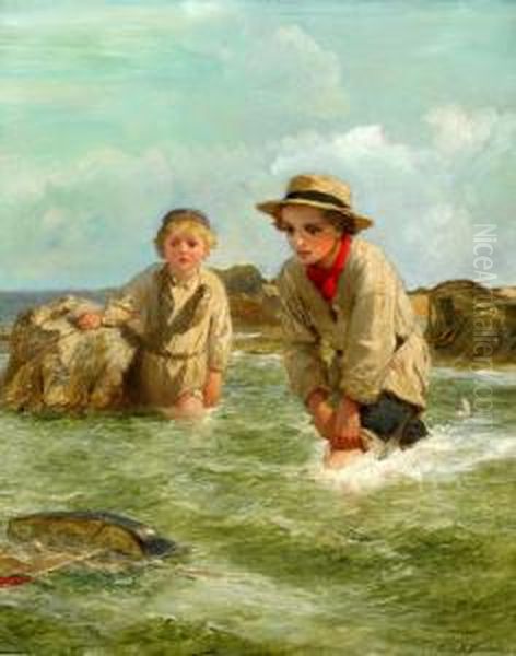 A Delicate Situation Oil Painting by George Housman Thomas