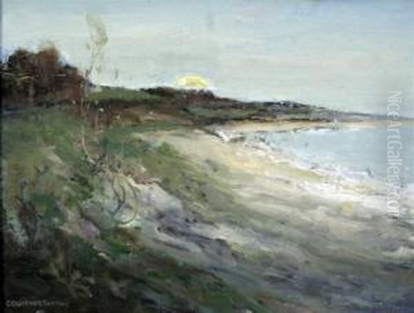 Coastal Landscape Oil Painting by George Grosvenor Thomas