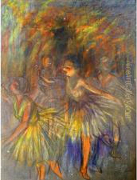 Danseuses Oil Painting by Jean-Francois Thomas