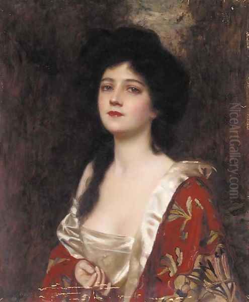 A Spanish lady Oil Painting by Aby Altson