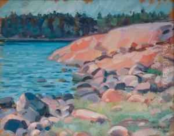 Pinkcliffs. Oil Painting by Verner Thome