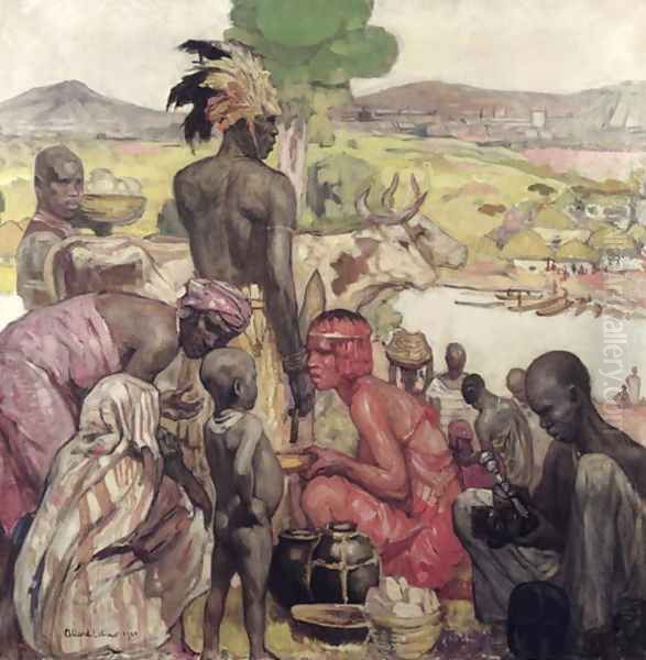 Matadi, 1929 Oil Painting by Fernand Allard L'Olivier