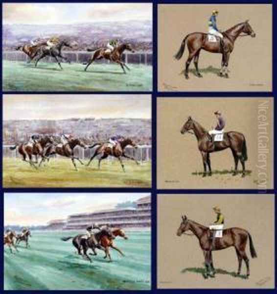 The Derby Oil Painting by Algernon A.Cankerian Thompson