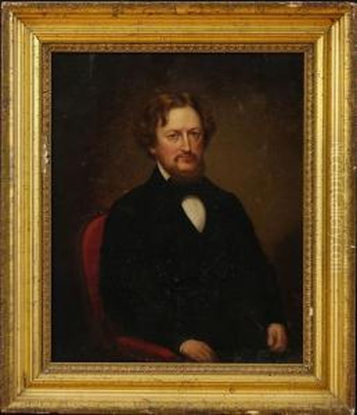 Portrait Of A Gentleman Oil Painting by Cephas Giovanni Thompson