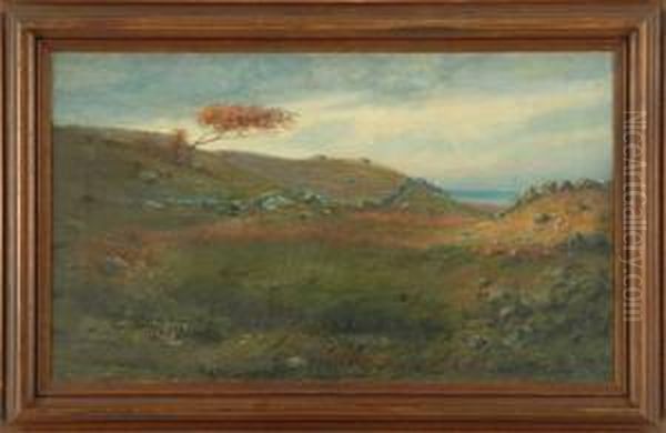 Coastal Landscape. Signed Lower Right Frederick Louisthompson