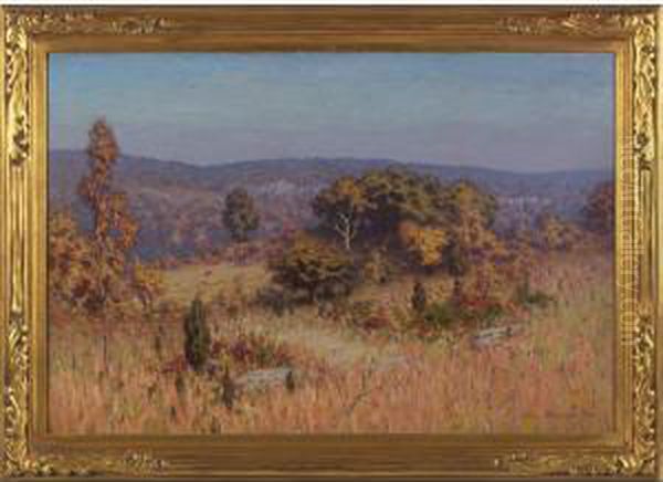 Among The Hills Oil Painting by George Albert Thompson