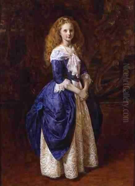 My Great Grandmother 1865 Oil Painting by James Archer