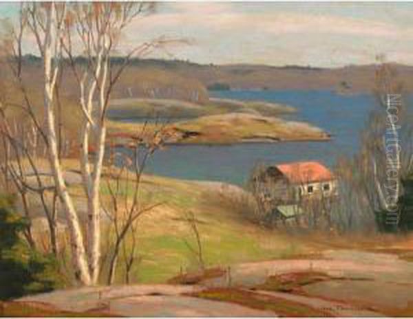 May In Muskoka Oil Painting by George Thomson