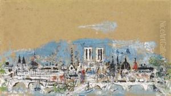 Paris Oil Painting by Wilhelm Thony