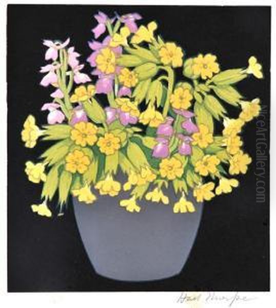 Cowslips Oil Painting by John Hall Thorpe