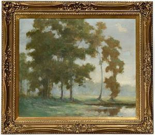 Landscape Oil Painting by G. Thurston