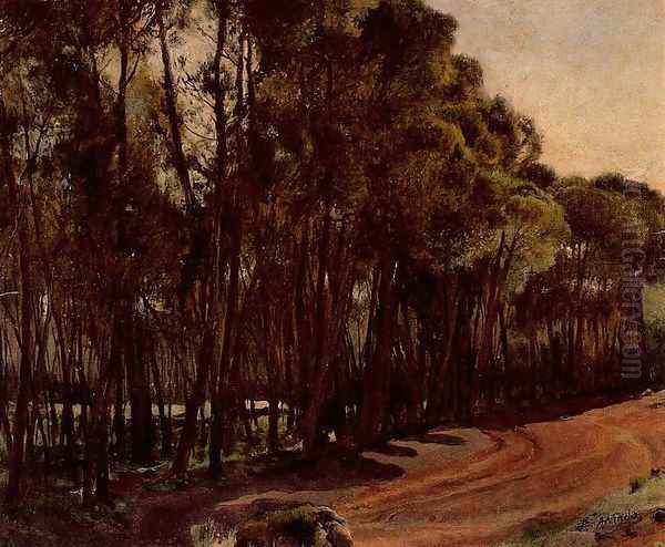 Pinos de Alcalá de Guadaira Oil Painting by Jose Jimenez y Aranda