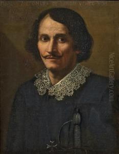 Ritratto Di Gentiluomo Oil Painting by Alessandro Tiarini