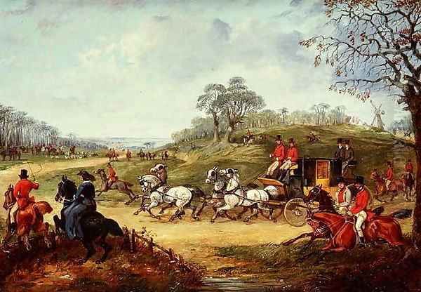 Going to the Meet Oil Painting by Henry Alken