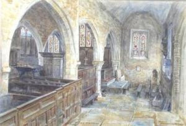 Trinity, Goodramgate, York Oil Painting by Henry Edward Tidmarsh