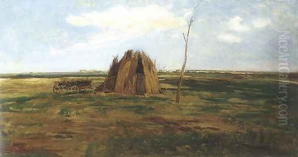 Tajkep, 1878 Oil Painting by Gyula Agghazy