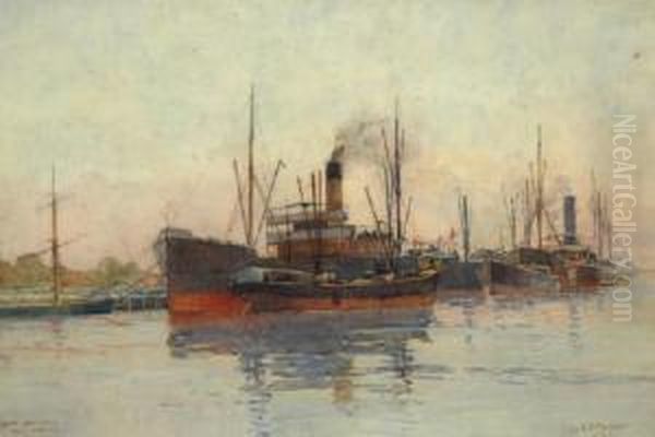 Untitled Oil Painting by Charles Ephraim S. Tindall