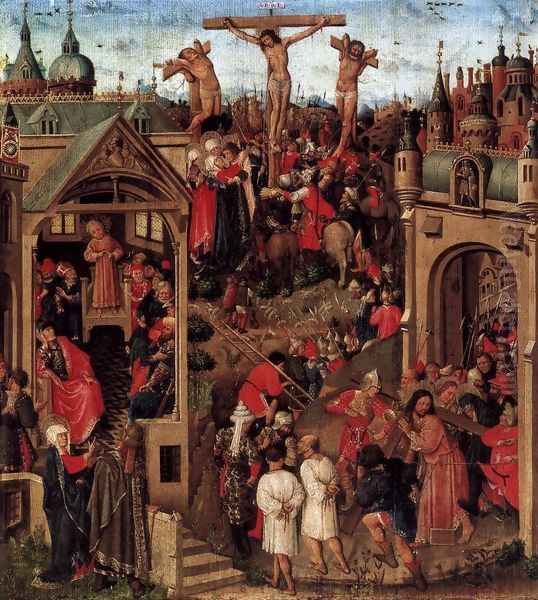 Scenes from the Life of Christ 1440s Oil Painting by Louis Alincbrot