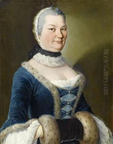 Portrait Of A Noble Lady Oil Painting by Johann Friedrich A. Tischbein