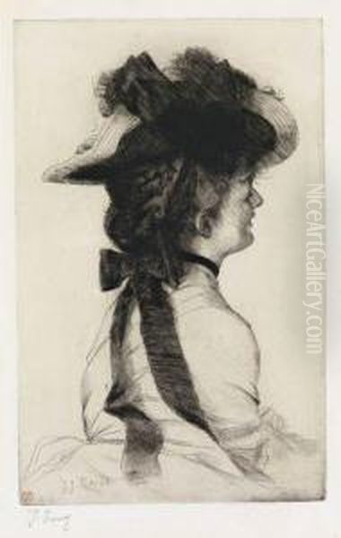 Le Chapeau Rubens Oil Painting by James Jacques Joseph Tissot