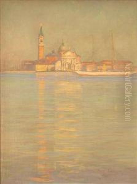 Sangiorgio Maggiore Oil Painting by William Holt Yates Titcomb