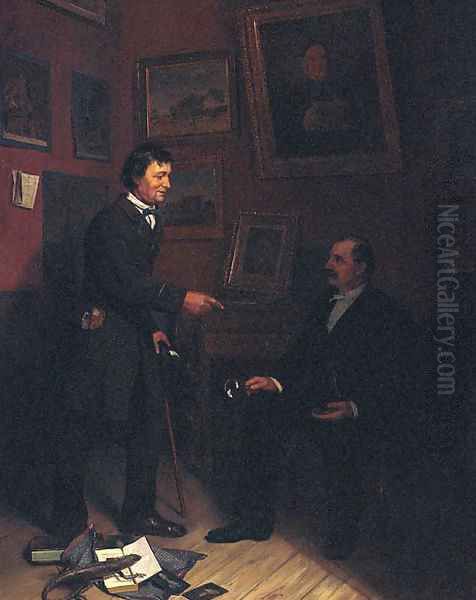 The Art Collection Oil Painting by Carl Christian Andersen