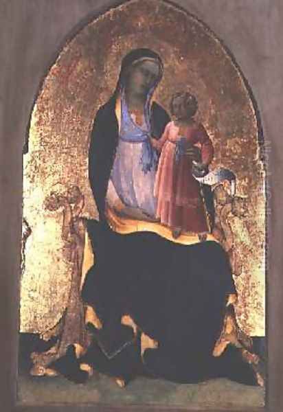 Madonna and Child 1418-20 Oil Painting by Fra Angelico (Guido di Pietro)