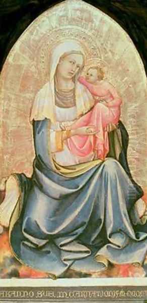 Madonna and Child Oil Painting by Fra Angelico (Guido di Pietro)