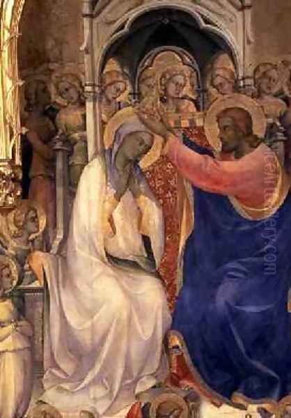 The Coronation of the Virgin 2 Oil Painting by Fra Angelico (Guido di Pietro)