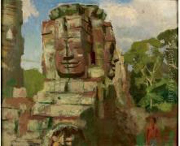 Angkor Oil Painting by To Ngoc Van