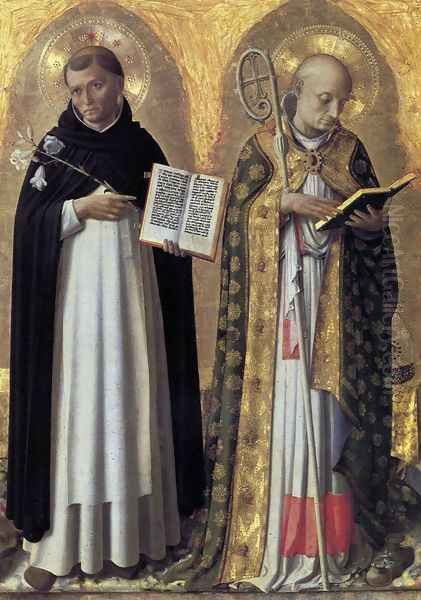 Perugia Altarpiece (left panel) Oil Painting by Fra Angelico (Guido di Pietro)