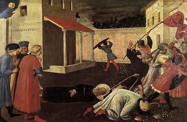 The Martyrdom of St Mark Oil Painting by Fra Angelico (Guido di Pietro)