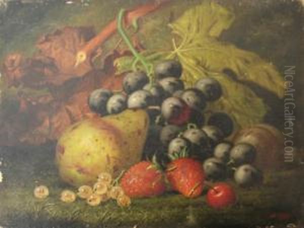 Summer Fruits Oil Painting by Henry George Todd