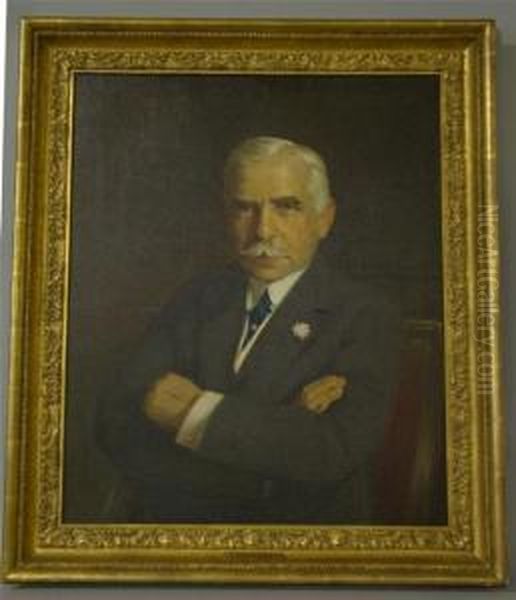 Otto H. Kahn Oil Painting by Henry Stanley Todd