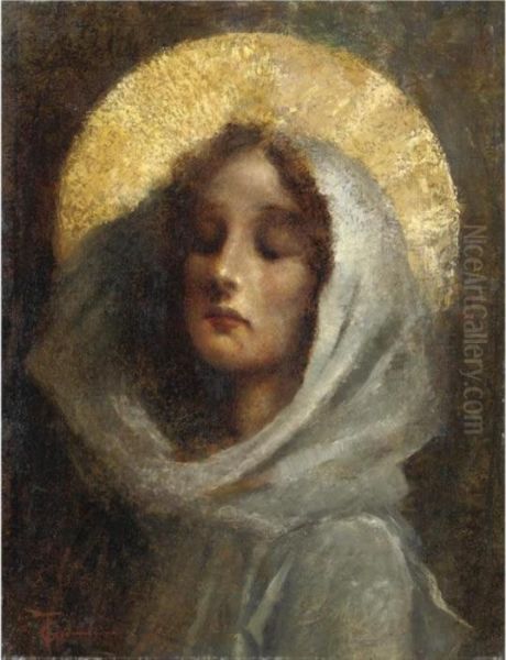 Madonna Oil Painting by Giovanni Battista Todeschini