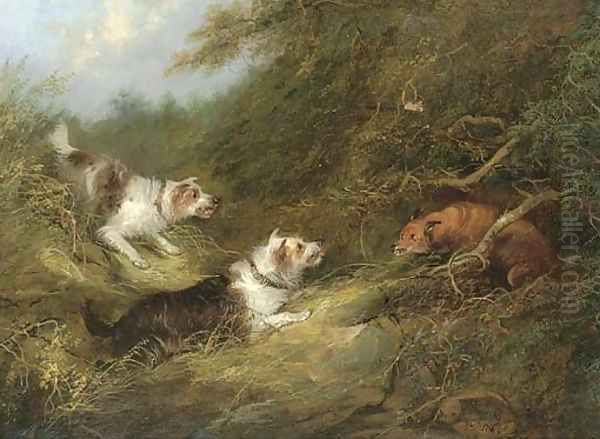 The ambush Oil Painting by George Armfield