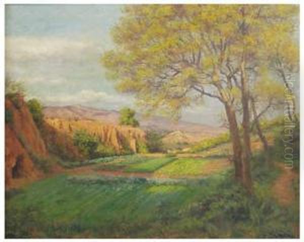 Paisaje Oil Painting by Aurelio Tolosa Y Alsina