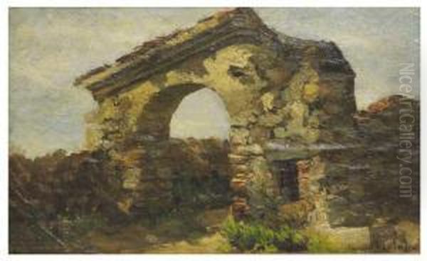 Ruinas Oil Painting by Aurelio Tolosa Y Alsina