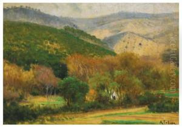 Paisaje Oil Painting by Aurelio Tolosa Y Alsina